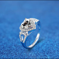 Zircon Heart S925 Ring