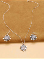 3 pc Silver Necklace Set