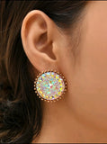 AB Druzy Earrings