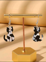 Black & White Acrylic Earrings