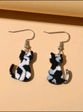 Black & White Acrylic Earrings