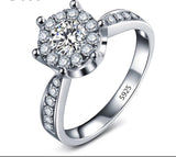 Crystal Engagement Ring S925