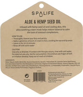 Aloe & Hemp Seed Oil Cream Facial Mask