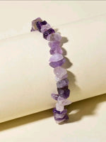 Amethyst Chip Bracelet