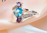 S925 Oval Stone Ring