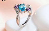 S925 Oval Stone Ring