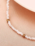 White Beaded Necklace