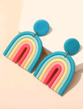 Clay Rainbow Earrings