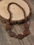 Wooden Circle Necklace