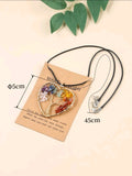 Chakra Wire Tree Heart Necklace