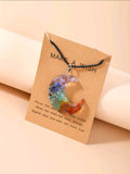 Chakra Moon Necklace