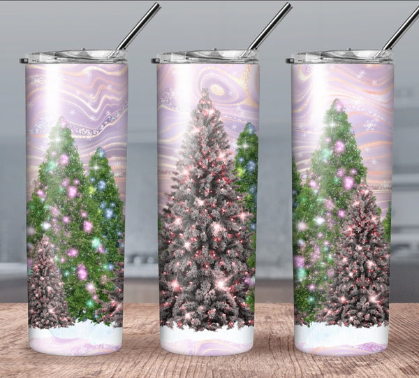 Sparkle Christmas Tree Tumbler