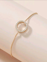 Zircon Circle Bracelet