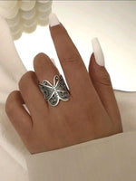 Butterfly Antique Silver Ring