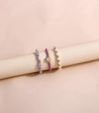 3 pc Stretchy Bead Rings