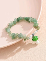 Green Aventurine Mushroom Bracelet