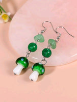 Mushroom Dangly Earrings