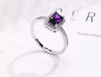 S925 Color Stone Ring