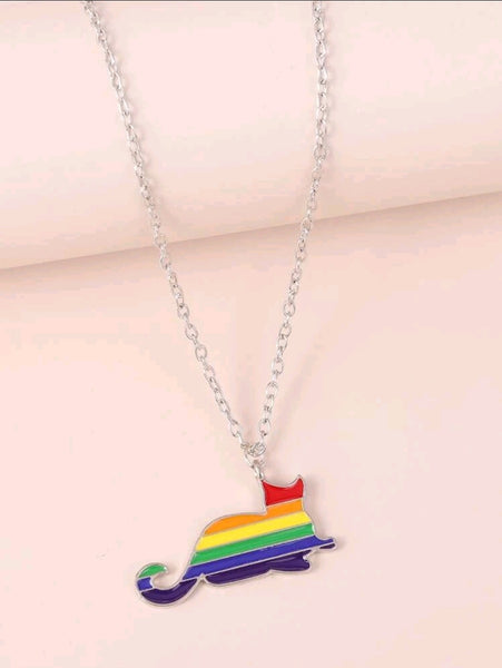 Pride Cat Necklace