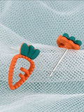 Small Carrot Earrings