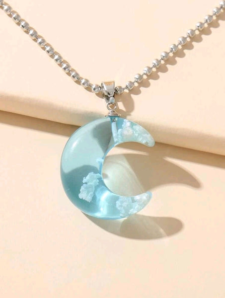 Cloud Moon Necklace