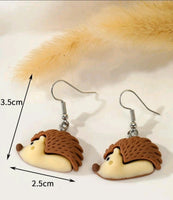 Hedgehog Earrings