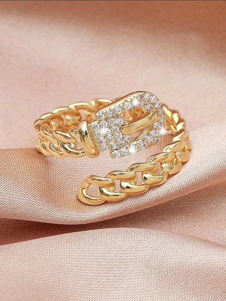 Chain Belt Buckle Ring