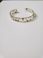 Gold Flake Acrylic Cuff