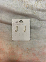 J Initial Earrings