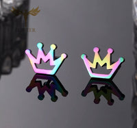 Crown Rainbow Earrings