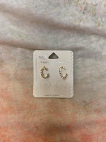 C Initial Earrings