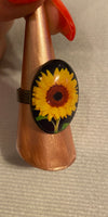 Sunflower Brass Ring